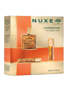 NUXE COFRE HUILE PRODIGIEUSE OR 50 ML+ROLL&GLOW+REVE DE MIEL