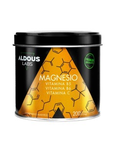 Aldous Labs Magnesio con Vitamina C B5 y B6 200caps