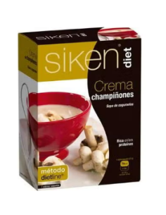 SIKEN DIET CREMA DE CHAMPIÑONES 7 SOBRES 22 G