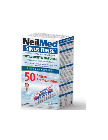 NEILMED SINUS RINSE ALL NATURAL 50 SOBRES