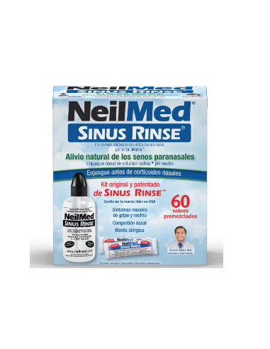 NEILMED SINUS RINSE KIT 1 FRASCO 240 ML + 60 SOBRES