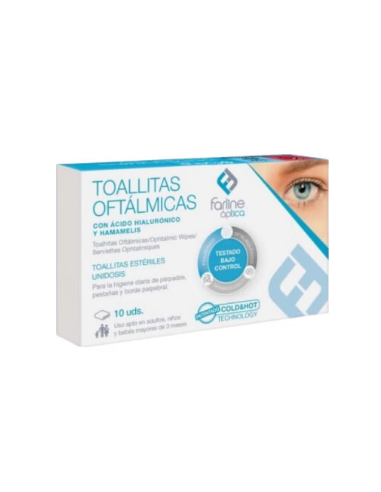 Comprar Farline Optica Toallitas Oftalmicas Ah Cold&Hot 10 Unidades a precio de oferta