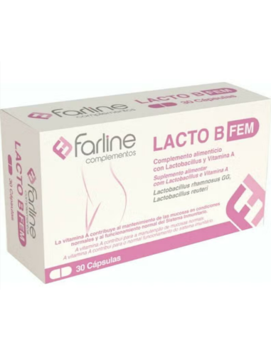 FARLINE COMPLEMENTOS LACTO B FEM 30 CAPSULAS