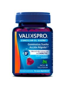 VALDISPRO GOMINOLAS SUEÑO ACCION RAPIDA 30 GOMINOLAS SABOR FRUTOS DEL BOSQUE