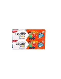 LACER DUPPLO PASTA JUNIOR SABOR FRESA 2X75ML