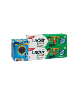 LACER DUPLO JUNIO SABOR MENTA 2X75ML