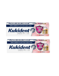 KUKIDENT PRO PLUS BARRERA ANTICOMIDA 2 ENVASES 40 G SIN SABOR