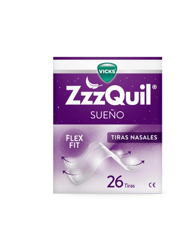 ZZZQUIL SUEÑO 26 TIRAS NASALES