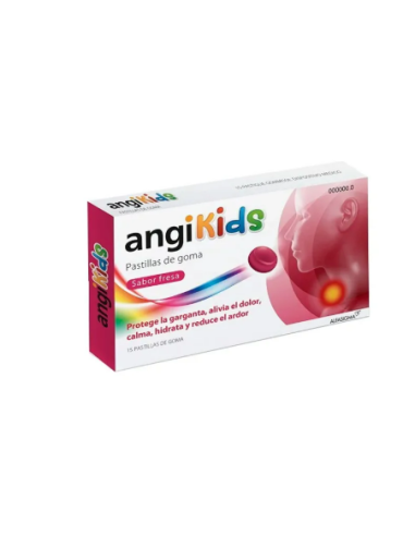 ANGIKIDS 15 PASTILLAS DE GOMA FRESA