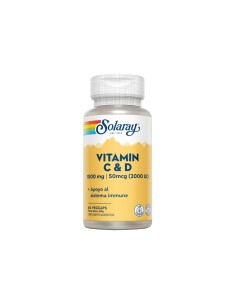Comprar Solaray Vitamin C + D 60 Caps a precio de oferta