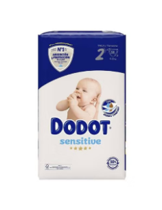 Comprar Pañal Infantil Dodot Sensitive Talla 2 4-8 Kg 58 Unidades a precio de oferta