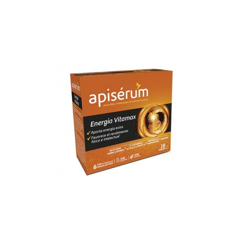 Apiserum energia vitamax 18 viales Apisérum