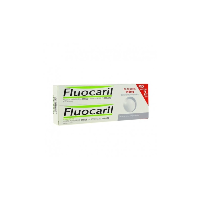 Fluocaril promo blanqueador 2 x 75 ml FLUOCARIL