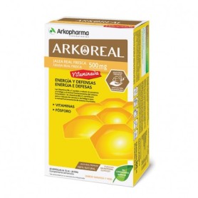 Arkoreal jalea real 500mg vitaminada 20 ampollas