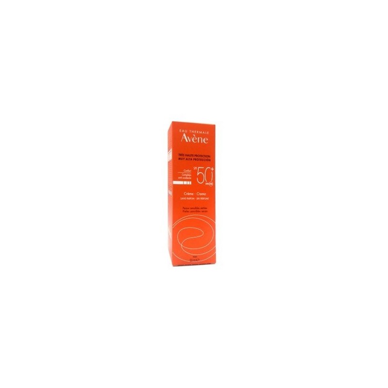 Avene crema solar spf50+ sin perfume 50 ml Avène