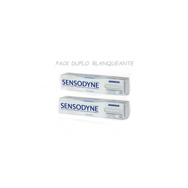 Sensodyne pack duplo cuidado blanqueador 75 ml SENSODYNE