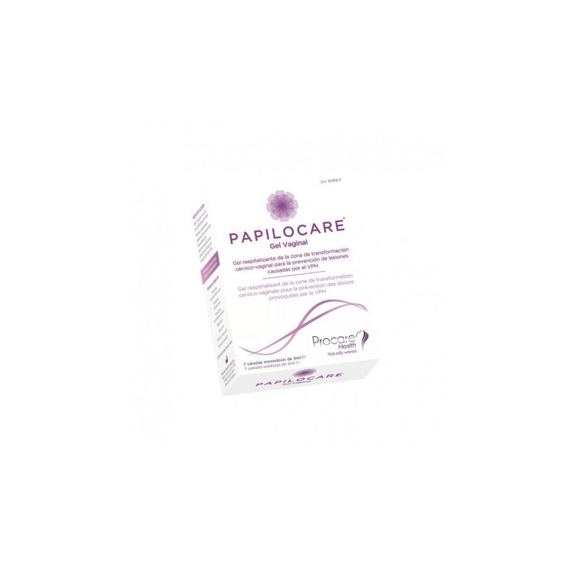 Papilocare gel vaginal 7 canulas 5 ml PAPILOCARE