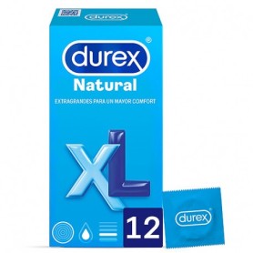 Durex preservativo natural xl 12 unidades