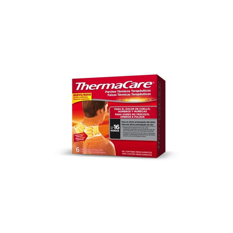 Thermacare cuello hombros y muñecas 6 parches termicos Thermacare