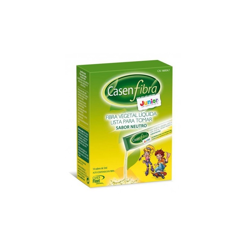 Casenfibra junior fibra vegetal liquida 14 sobres 5 ml CASENFIBRA