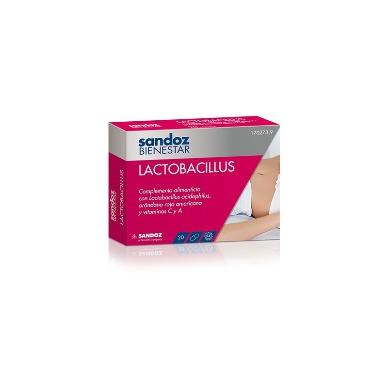 Sandoz bienestar lactobacillus 20 cápsulas Sandoz