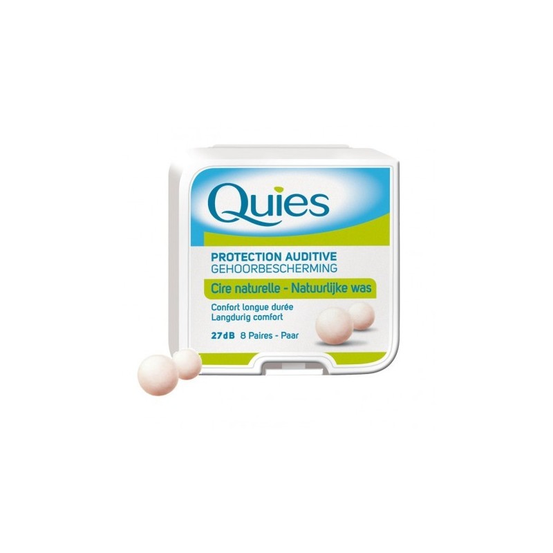 Quies tapones oidos cera natural 16 u Quies