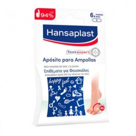 Hansaplast apósitos para ampollas 6 unidades
