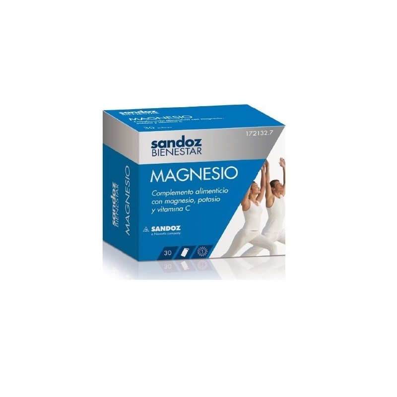 Sandoz bienestar magnesio 30 sobres Sandoz