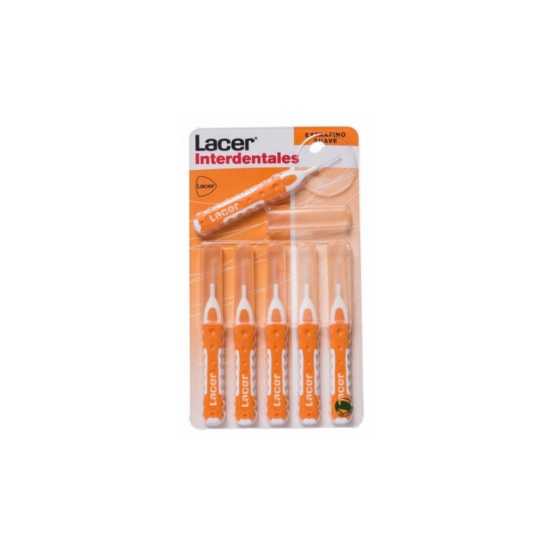 Cepillo interdental lacer extrafino suave 6 u. Lacer