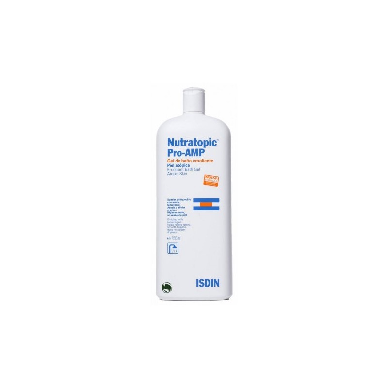 Nutratopic pro-amp gel baño emoliente 750 ml. Isdin