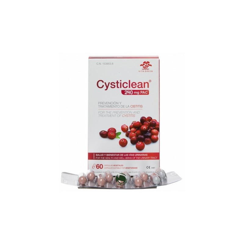 Cysticlean 240 mg 60 capsulas