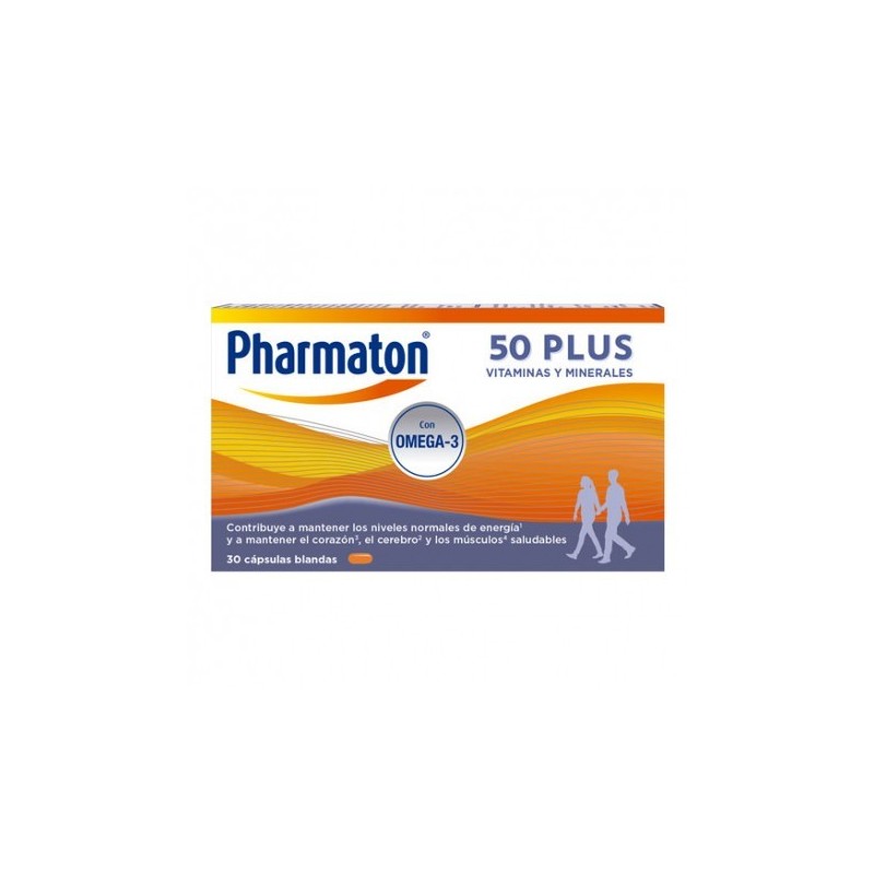 Pharmaton 50 plus 30 cápsulas Pharmaton