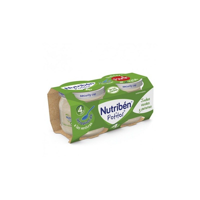 Nutribén potito introducción bipack judías verdes con patatas 2x120...