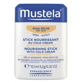 Mustela stick nutritivo al cold cream 9,2gr