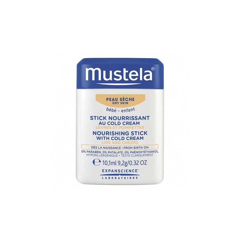 Mustela stick nutritivo al cold cream 9,2gr Mustela