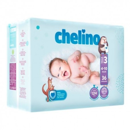 CHELINO PAÑAL INFANTIL T- 2 (3 -6kg) 28 UDS