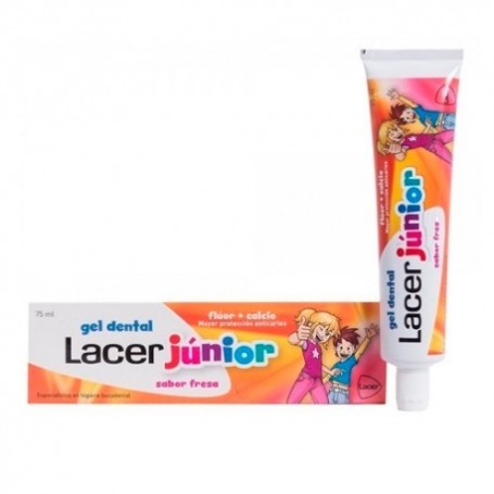 Lacer junior gel dentífrico fresa 75ml