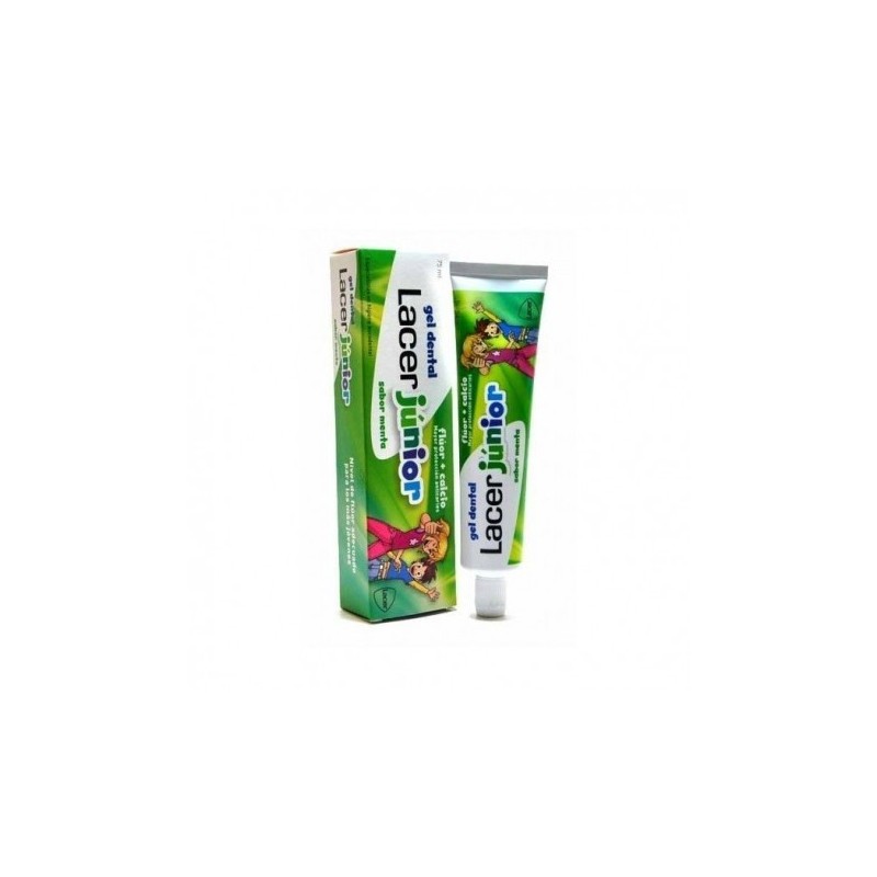 Lacer junior gel dentífrico menta 75ml Lacer