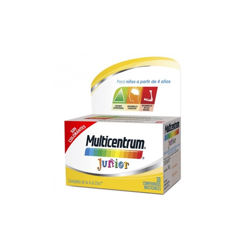 Multicentrum junior 30 comprimidos masticables Multicentrum