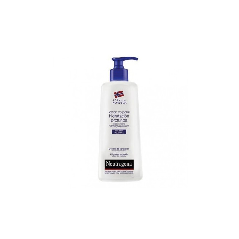 Neutrogena locion corporal hidratacion profunda piel seca 400 ml Ne...