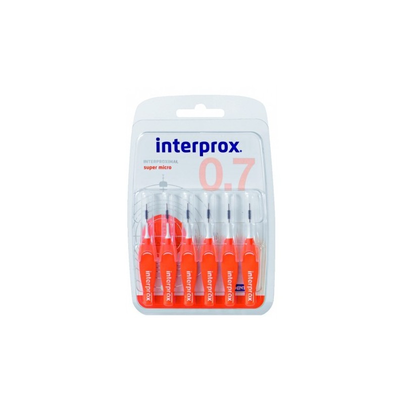 Interprox super micro cepillo dental interproximal 6 u INTERPROX