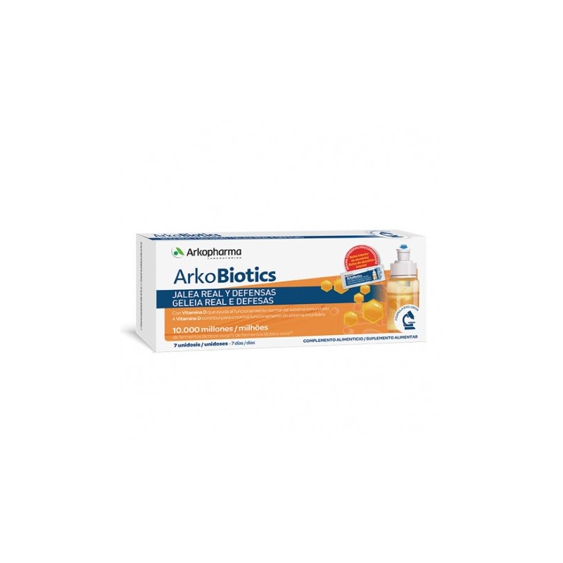 Arkobiotics jalea real y defensas adultos 7 unidosis Arkopharma