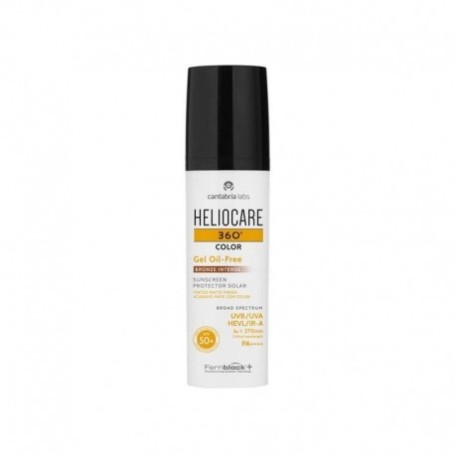 Heliocare 360 color gel oil-free bronze intense spf50+ 50 ml