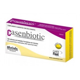 Casenbiotic limón 30 comprimidos masticables
