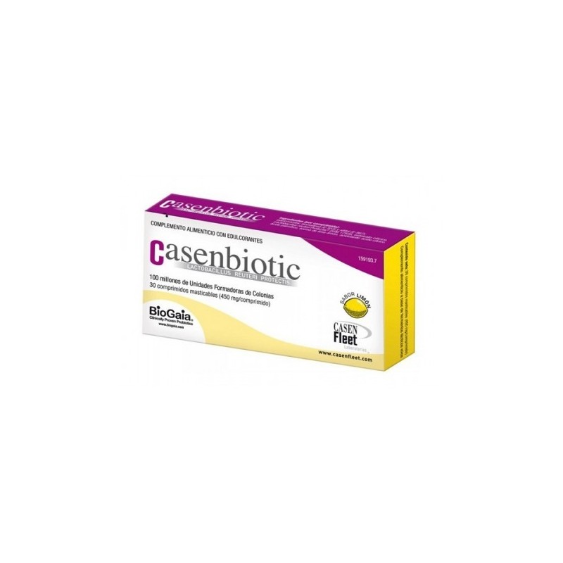 Casenbiotic limón 30 comprimidos masticables Casen Fleet