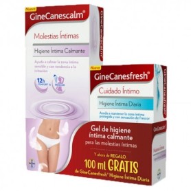 Ginecanescalm higiene íntima 200ml + ginecanesfresh 100ml regalo
