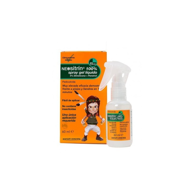 Neositrin spray antipiojos gel liquido 60 ml NEOSITRIN