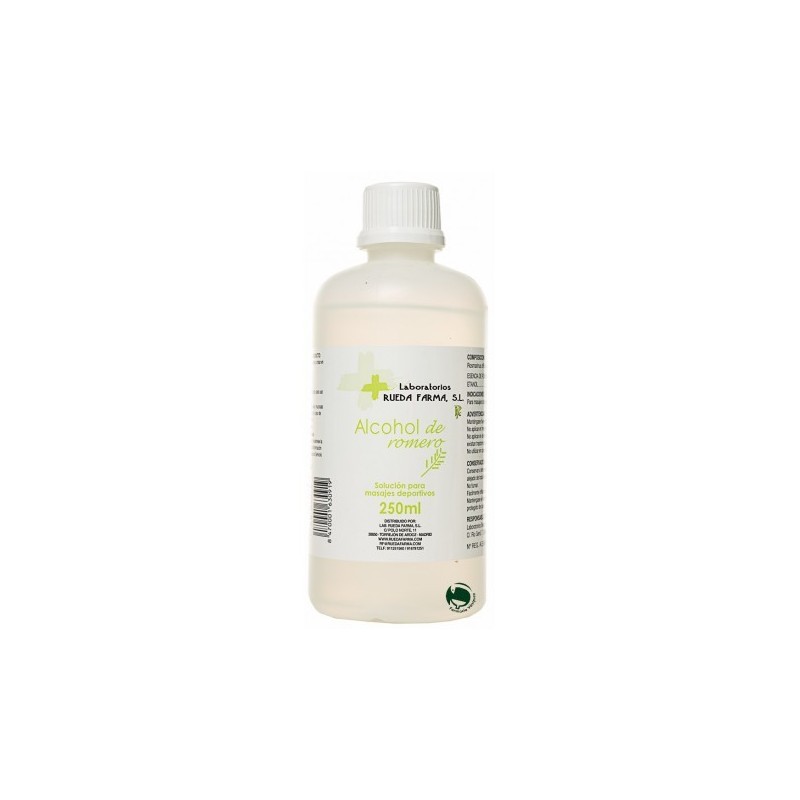 Rf alcohol de romero 250 ml. Rueda Farma