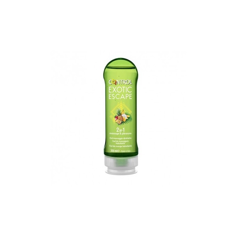 Control gel masaje 2 en 1 exotic escape 200ml CONTROL