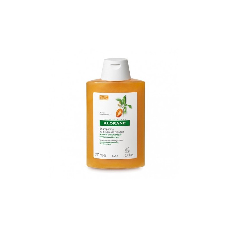 Klorane champu nutritivo mango 200 ml. Klorane